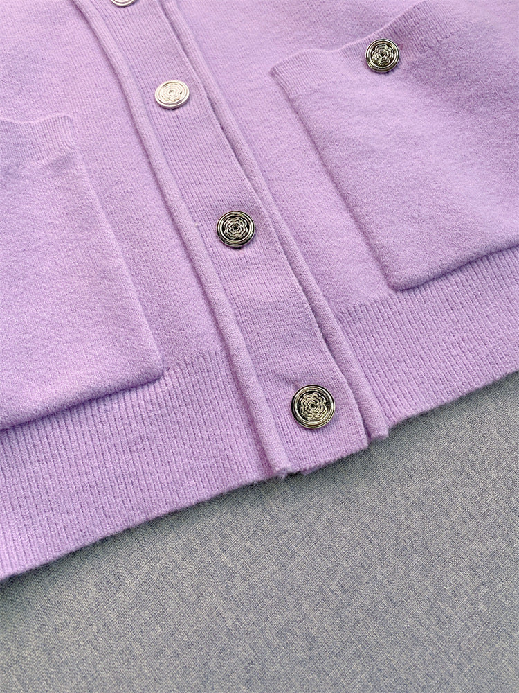 women's long-sleeved cardigan