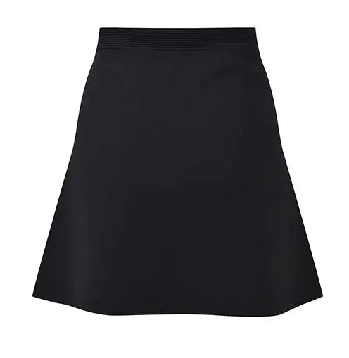O-neck Single-breasted Cardigan A-line Mini Skirt Women Solid 2Pcs