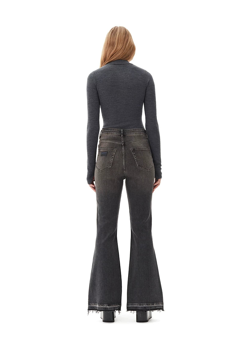 Women's long-sleeved knit top