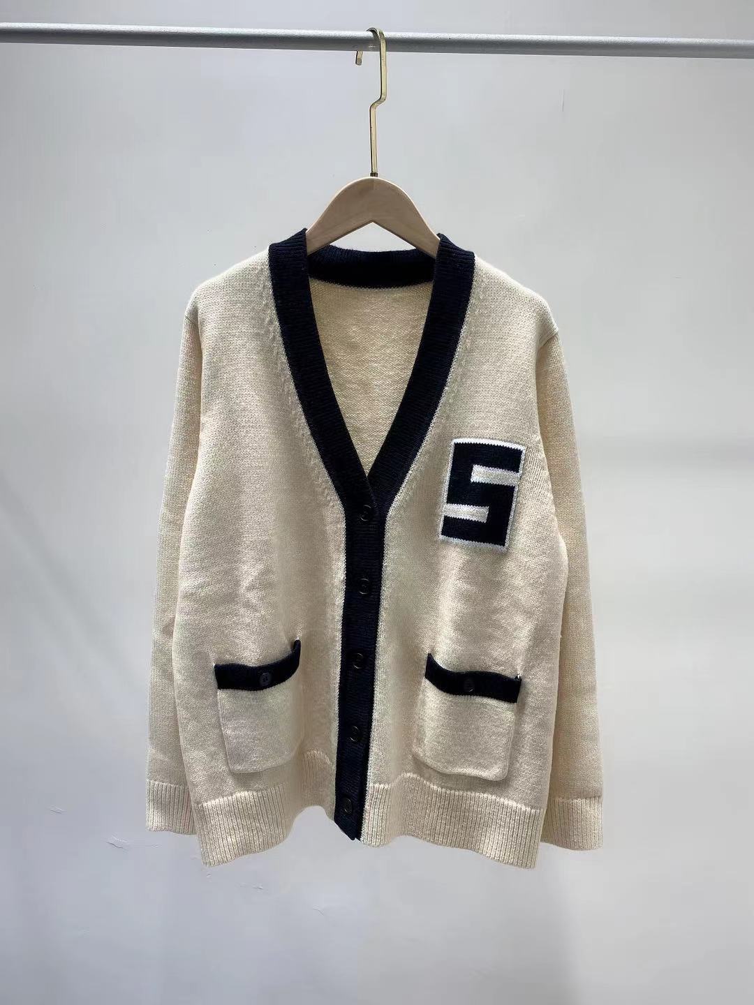 women's winter long-sleeved cardigan sweater