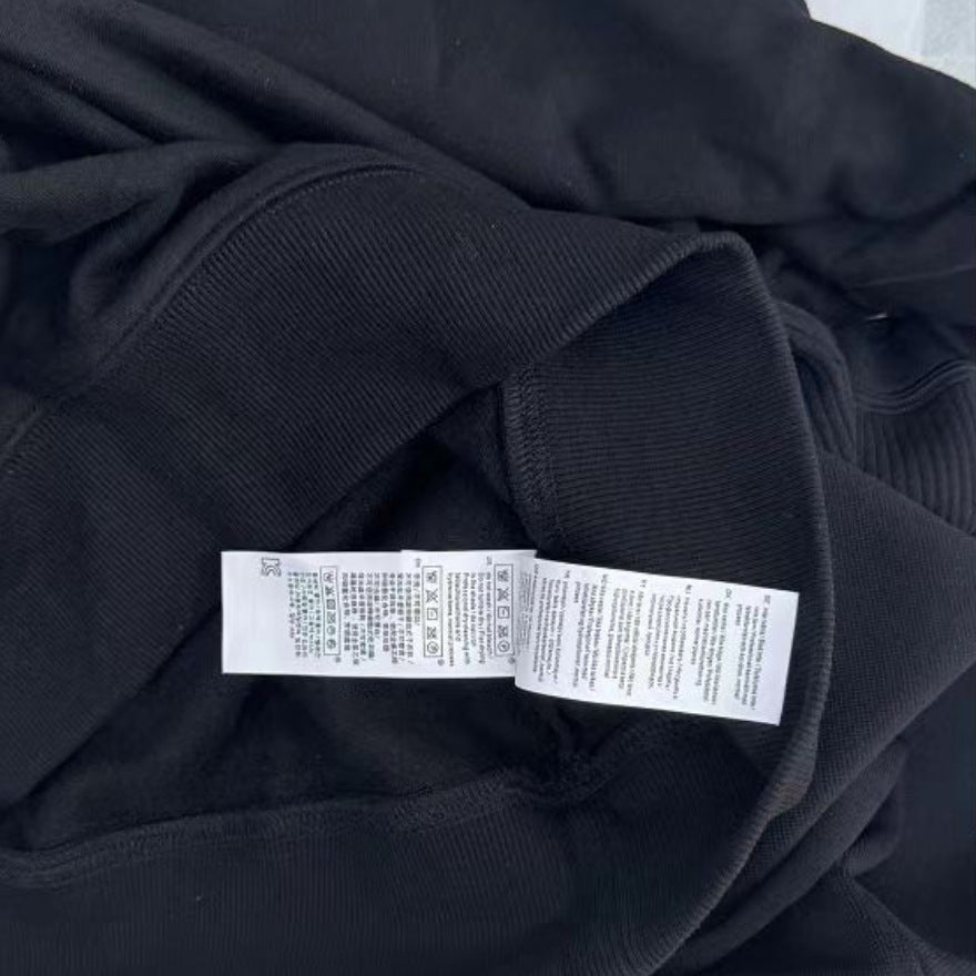 Women's black embroidered sweater