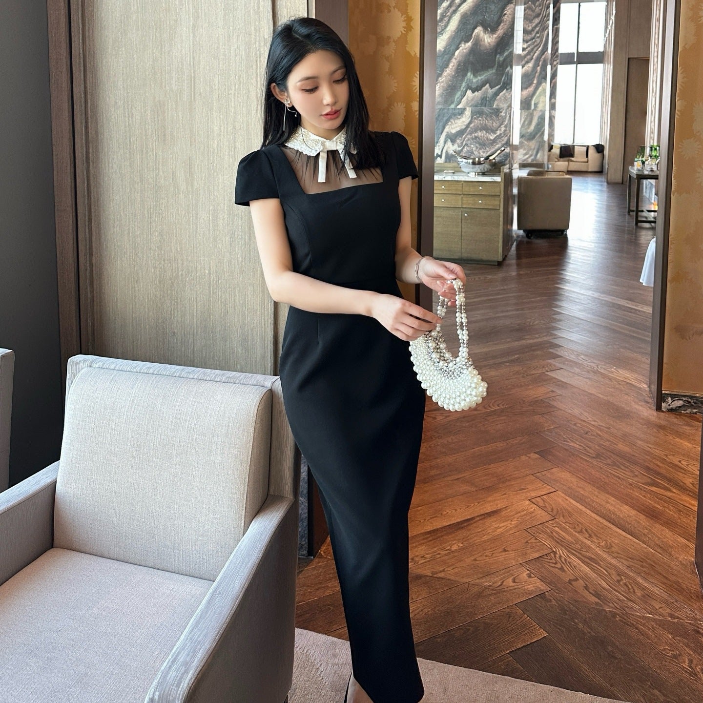 Black Elegant Party Dress