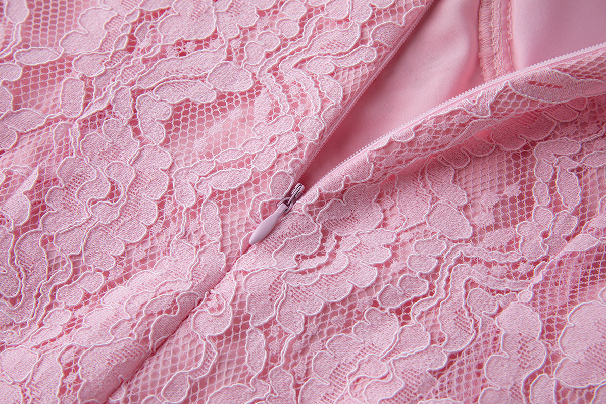 Women's pink dress dress