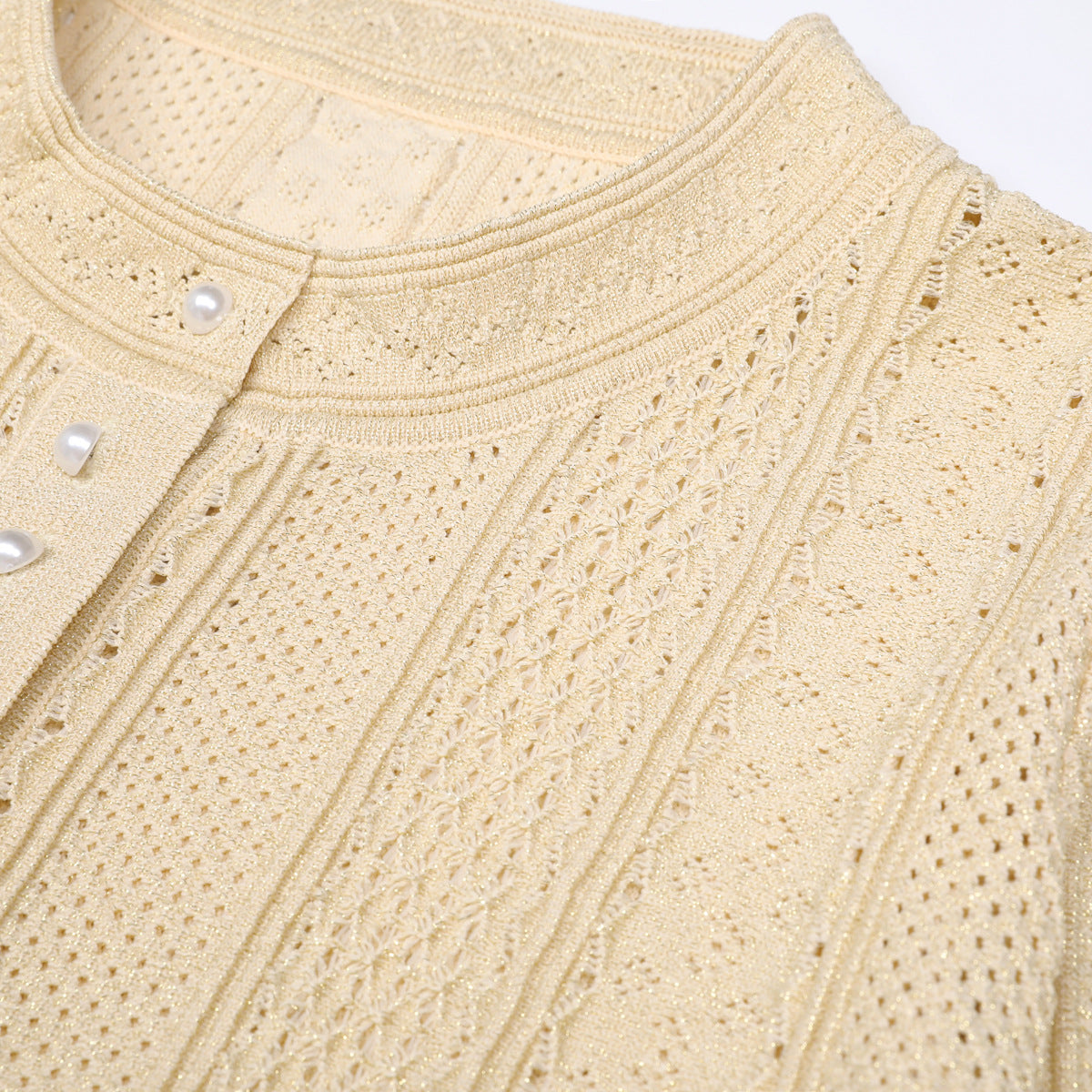 Women's knitted elegant two-piece suit