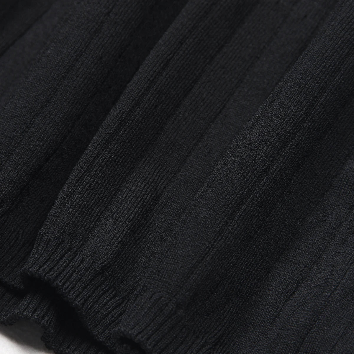 Women's short-sleeved round-neck knitted dress