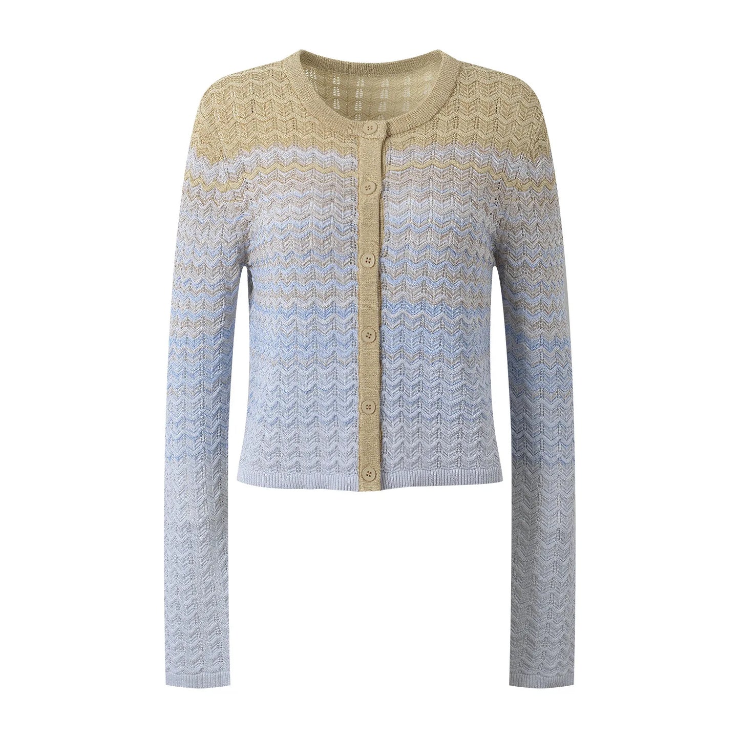 Women's two-piece suit with long-sleeved cardigan and sleeveless dress