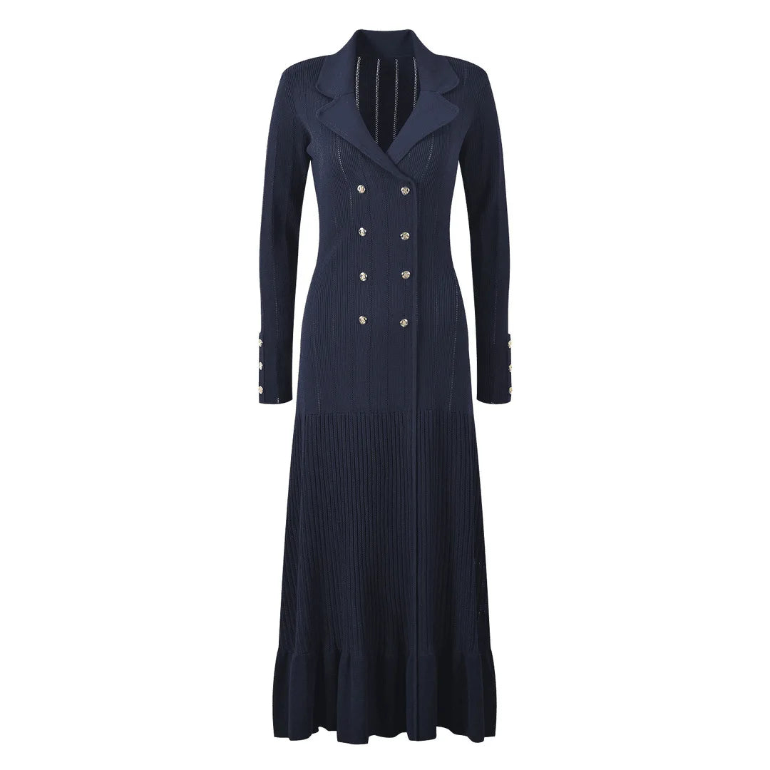 Women's elegant knitted dress