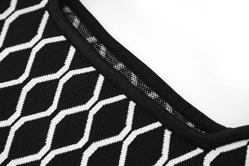 Women Mini Short Knitted A-line Dress