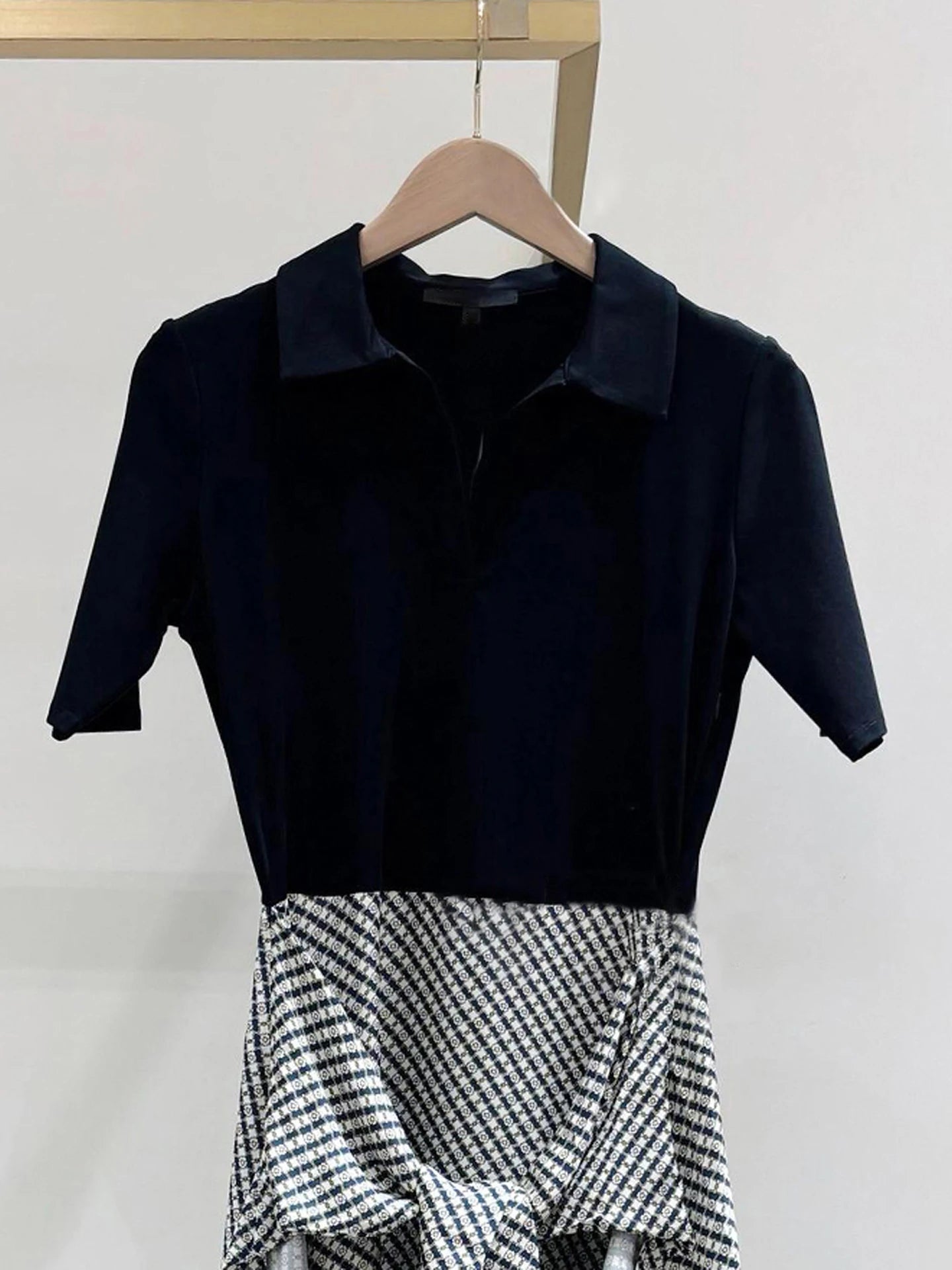 Women's round neck short sleeve dress
