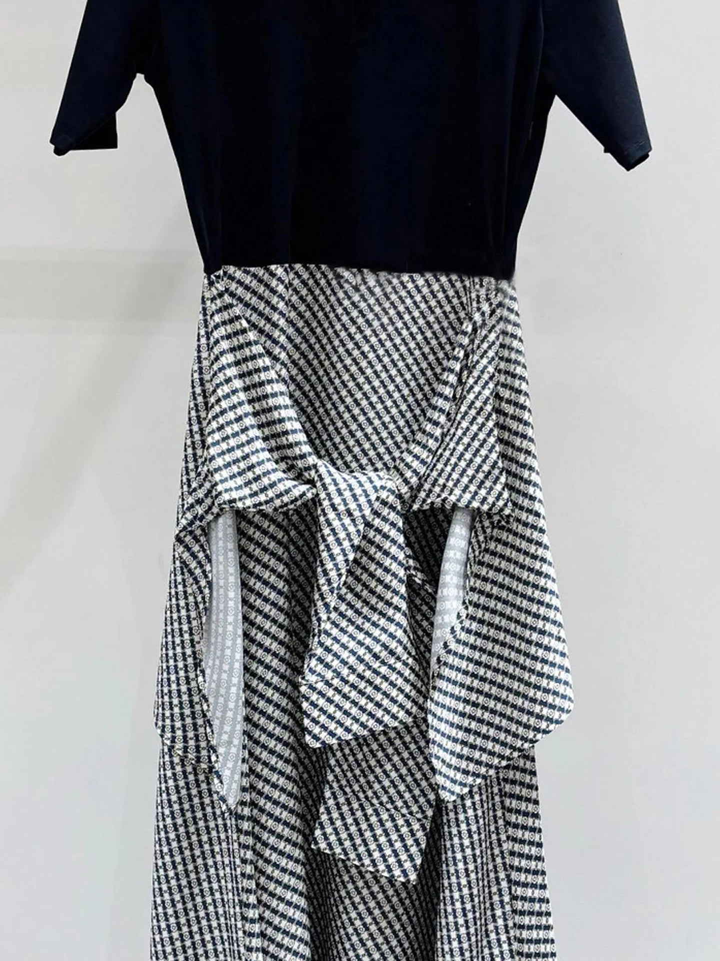 Women's round neck short sleeve dress