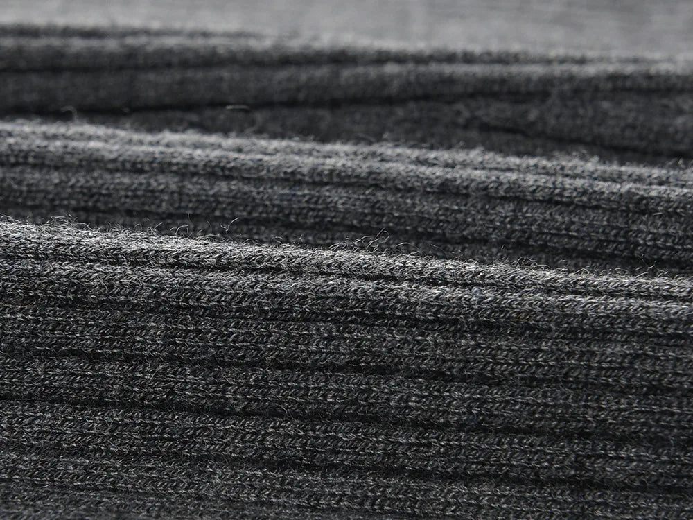 Patchwork Ruffles Collar Long Sleeve Flared Hem Solid Knits Maxi Dress For Women