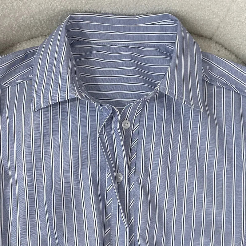 Women's striped patchwork dress