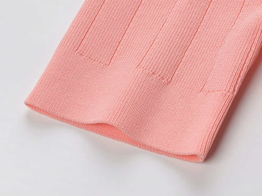 Short Sleeve V-neck Slim Knitting Casual Sheath Mini Dress Women