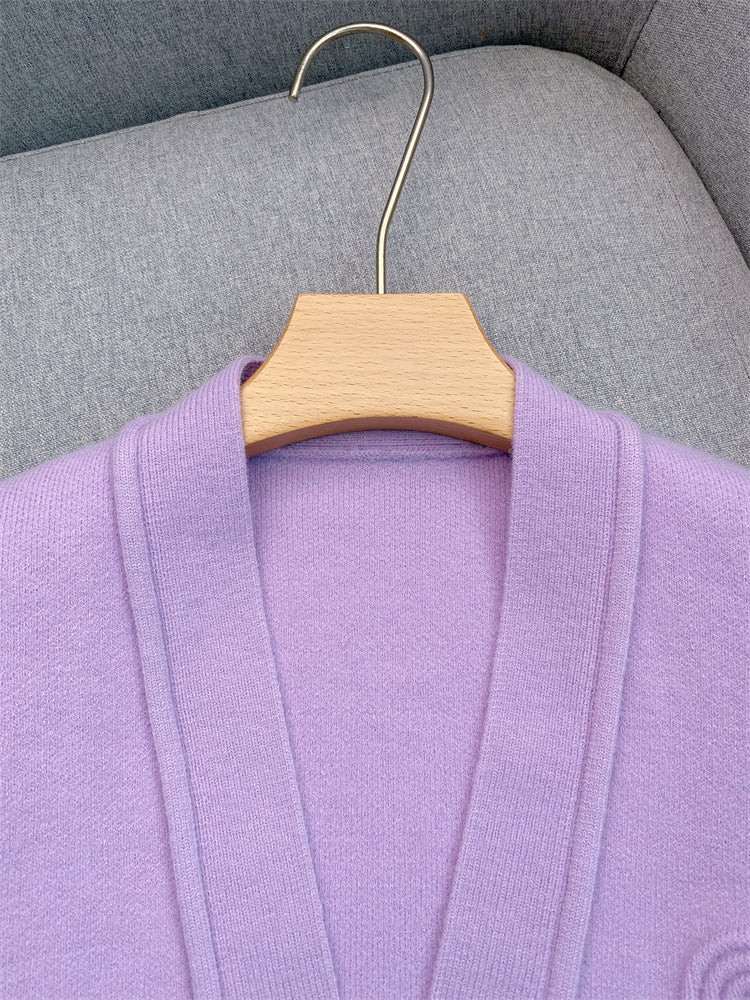women's long-sleeved cardigan