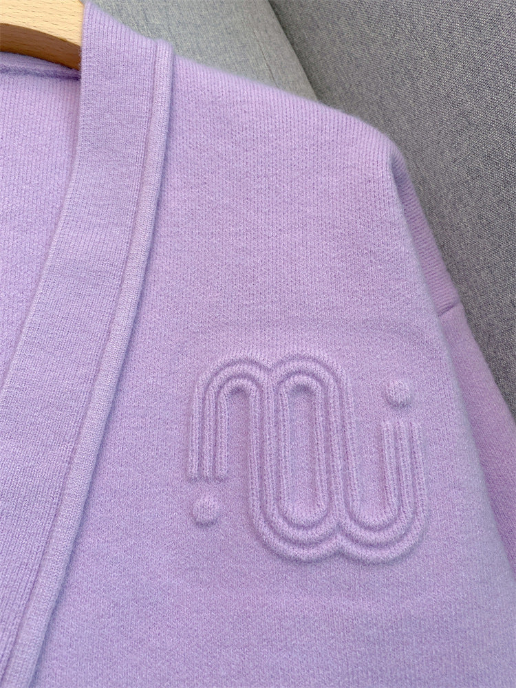 women's long-sleeved cardigan