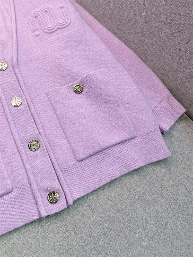women's long-sleeved cardigan