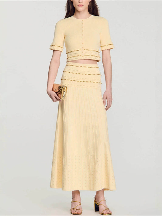 Two Yellow Party Suits for Women