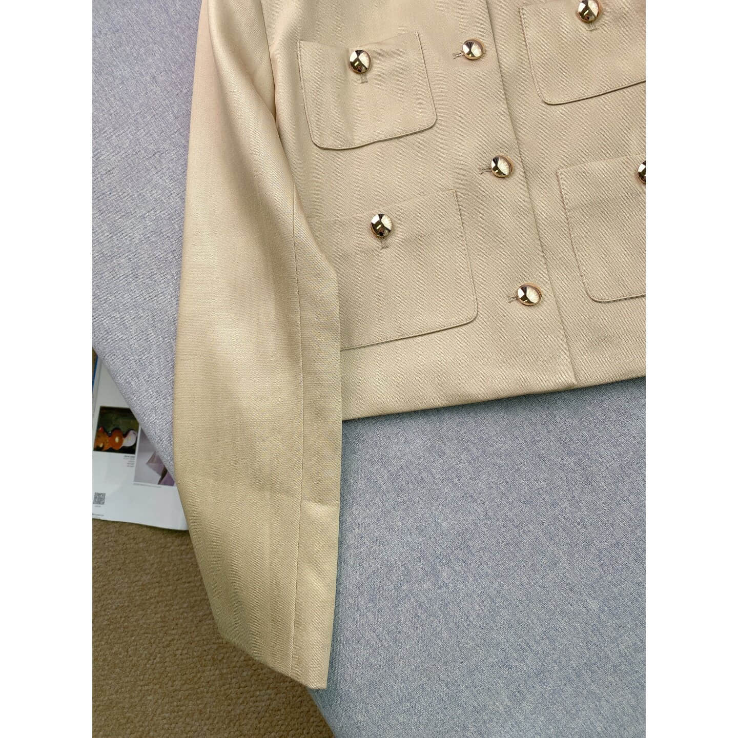 Women's pure color two-piece set