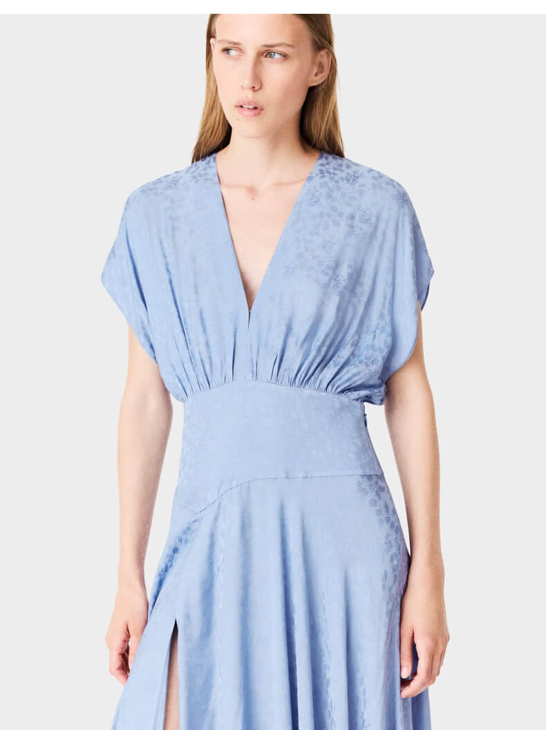 Women's elegant blue dress