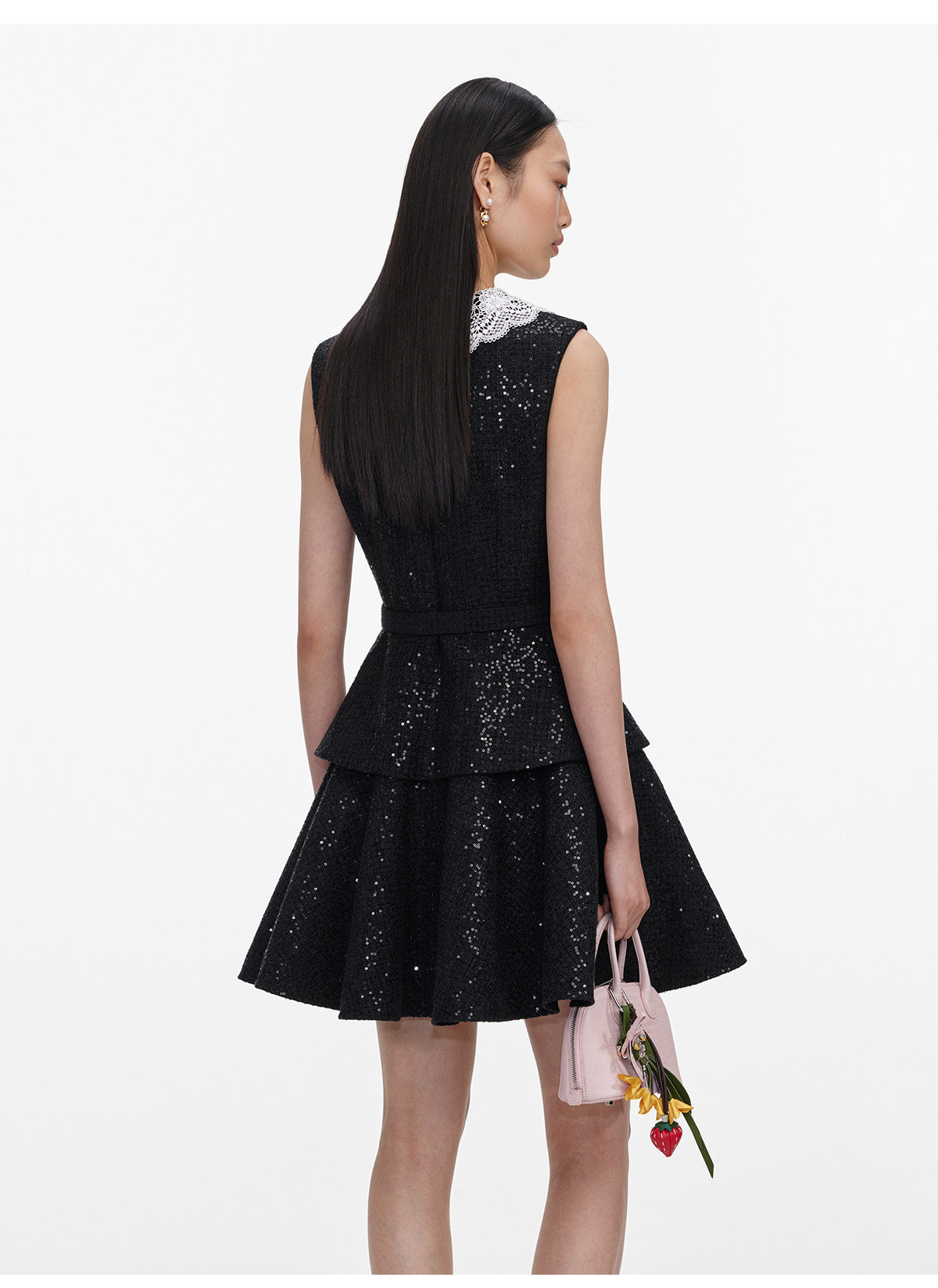 Black Lace Summer Elegant Party Dress