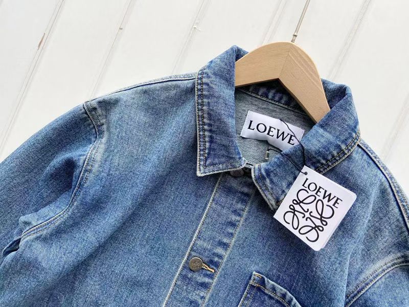 Blue long sleeve denim jacket