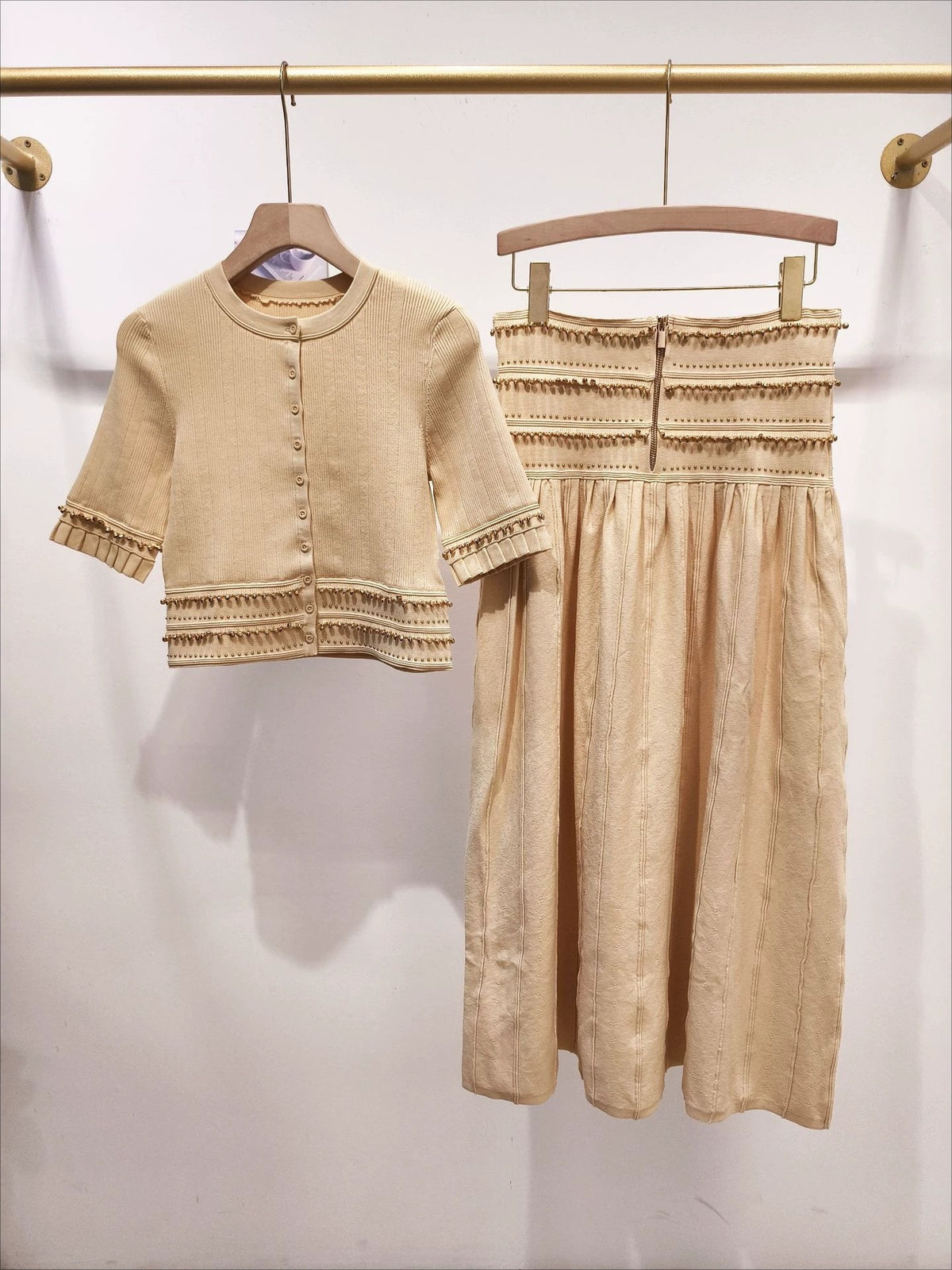 Two Yellow Party Suits for Women