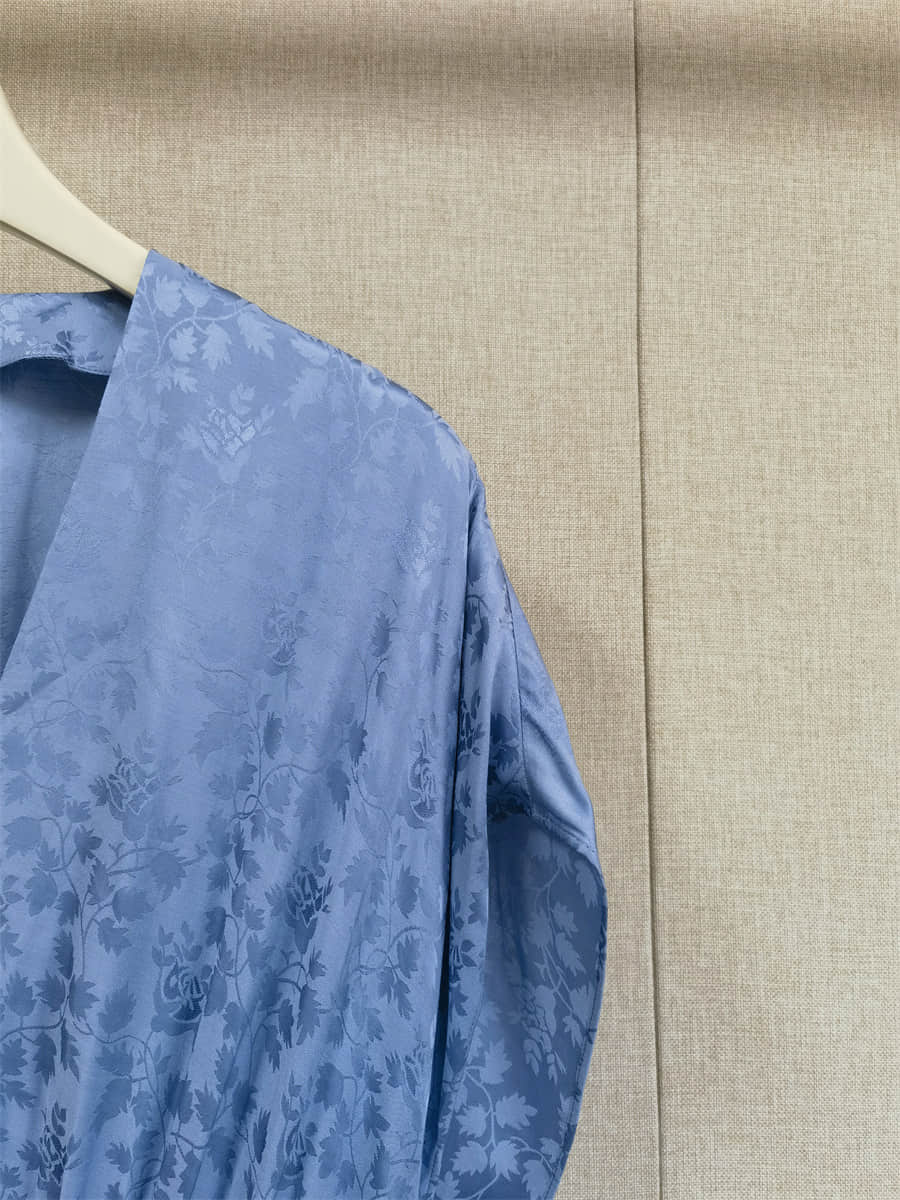 Women's elegant blue dress