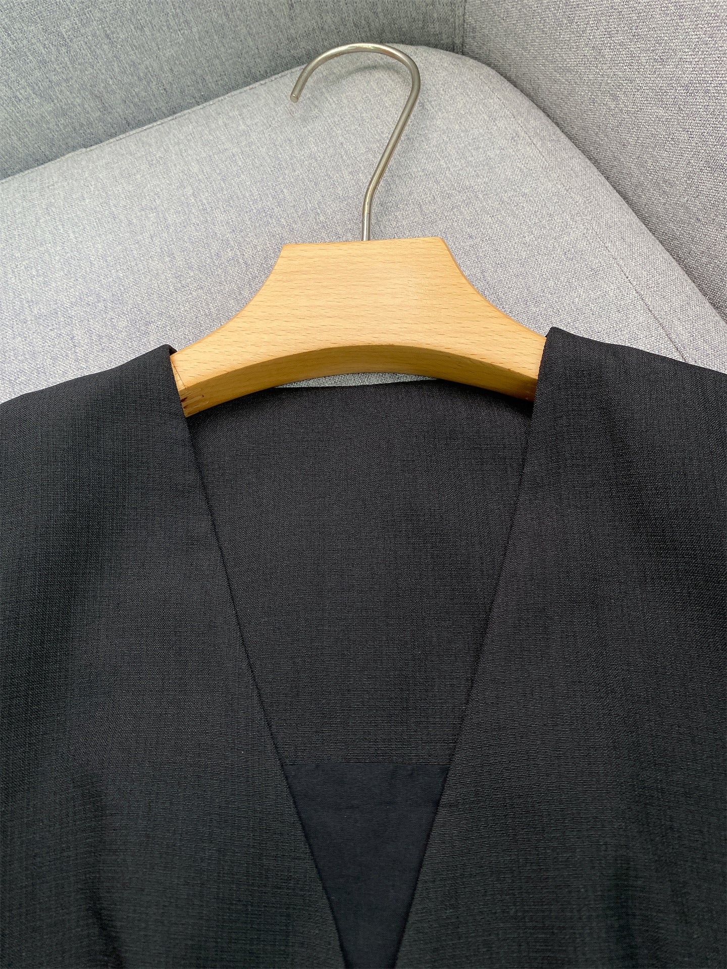 Women's black sleeveless dress