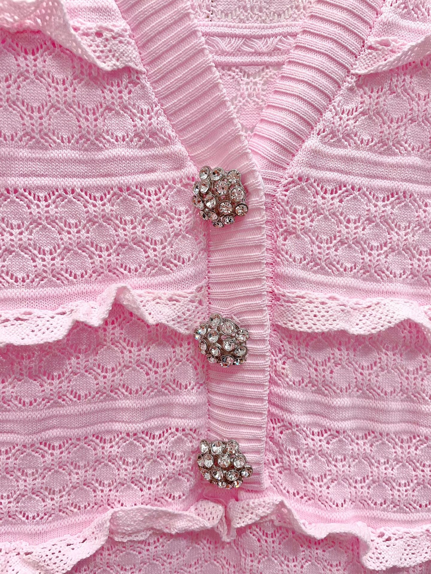 V-neck long-sleeved knitted slim dress