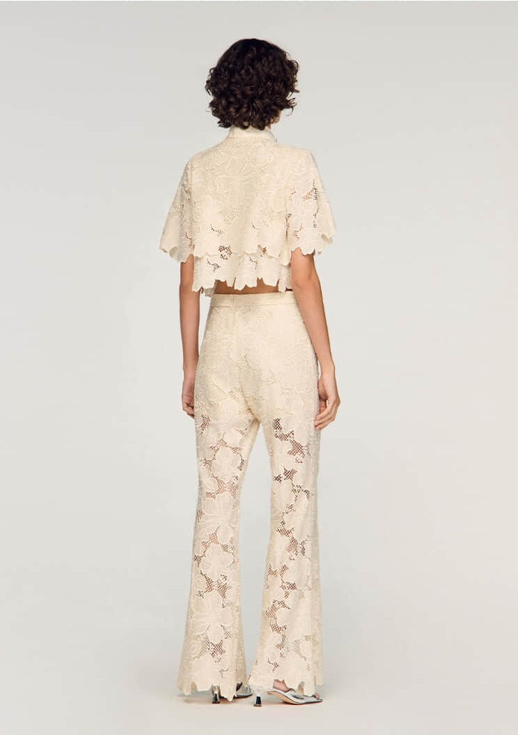 Women's casual shirt and trousers two-piece suit