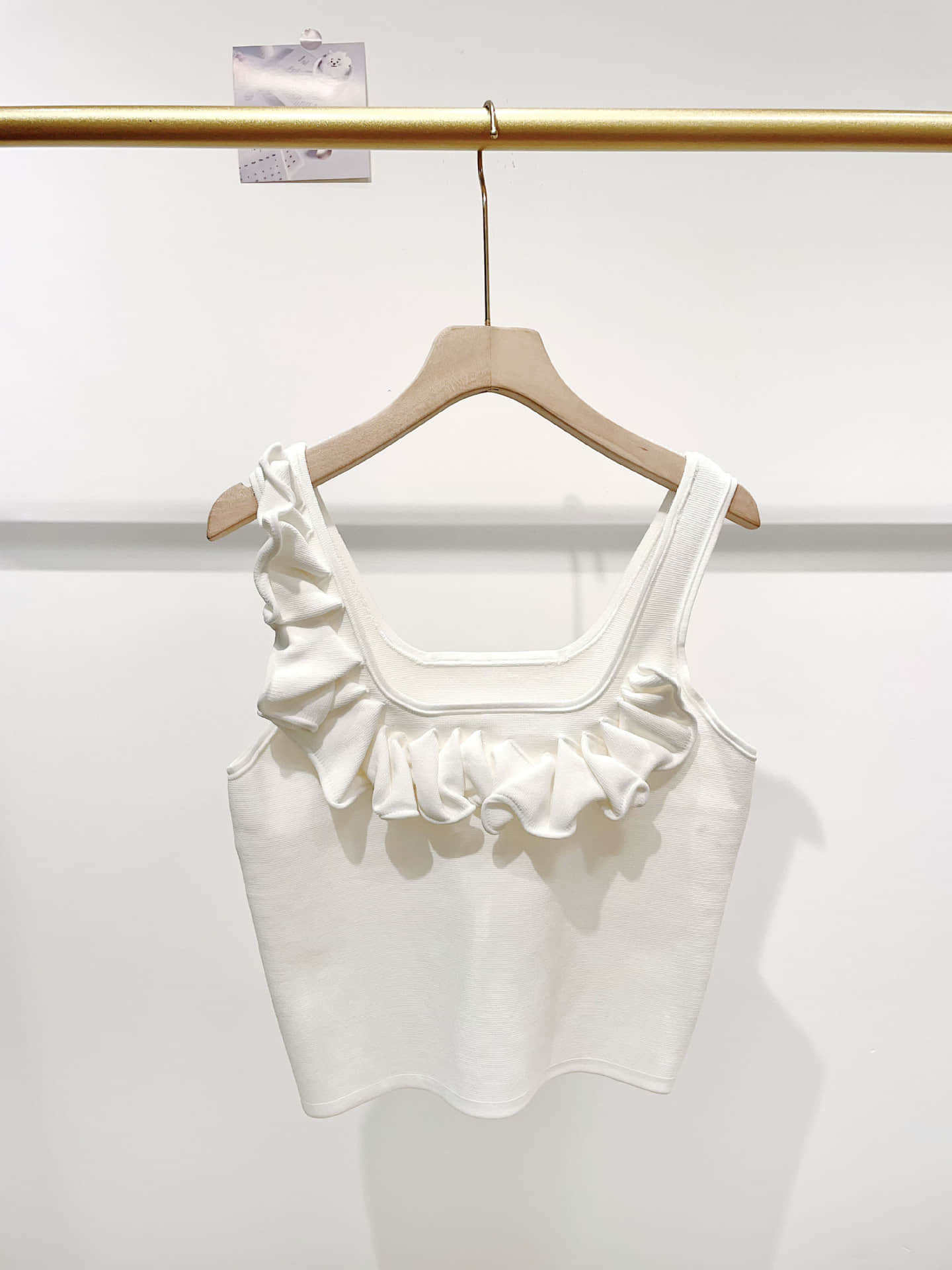 White casual two piece suit