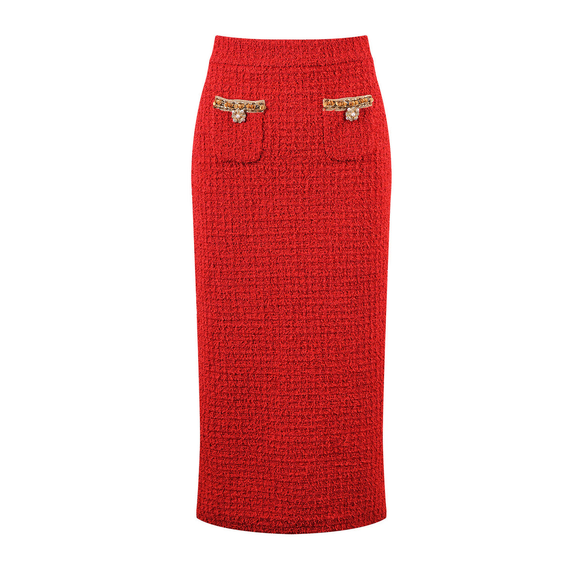 Women‘s Red Elegant Two Suits