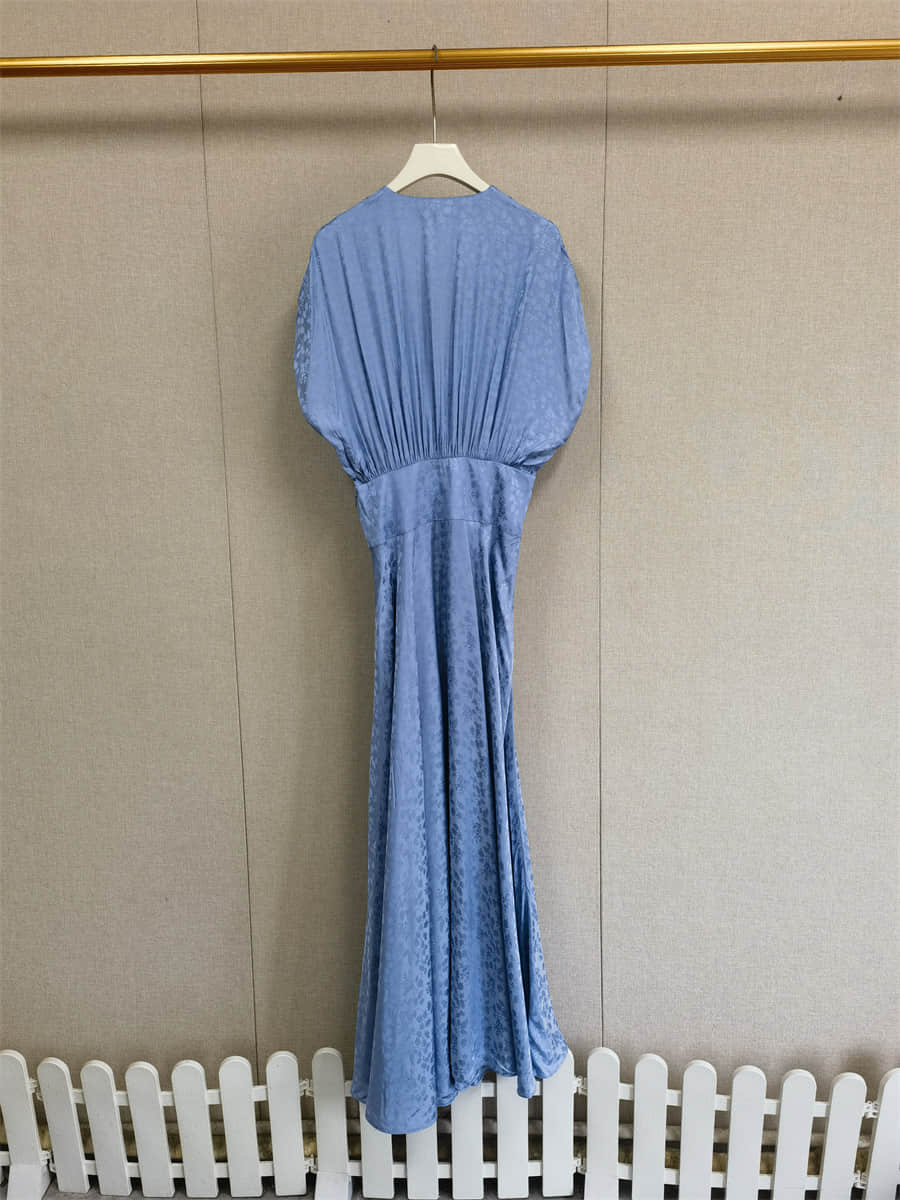 Women's elegant blue dress