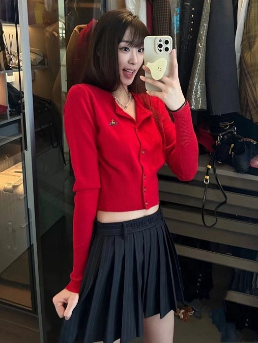 Long-sleeved casual autumn sweater cardigan