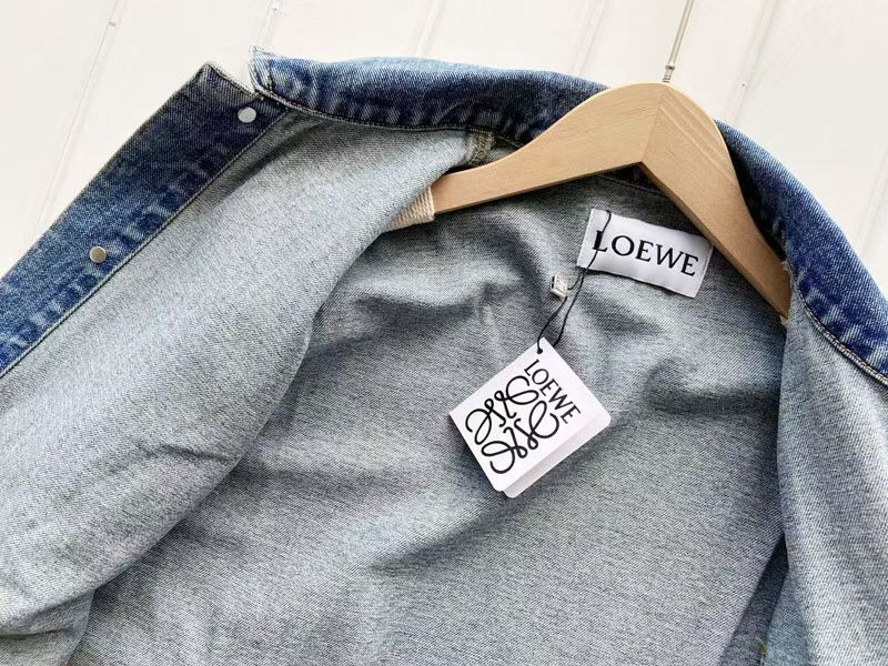 Blue long sleeve denim jacket