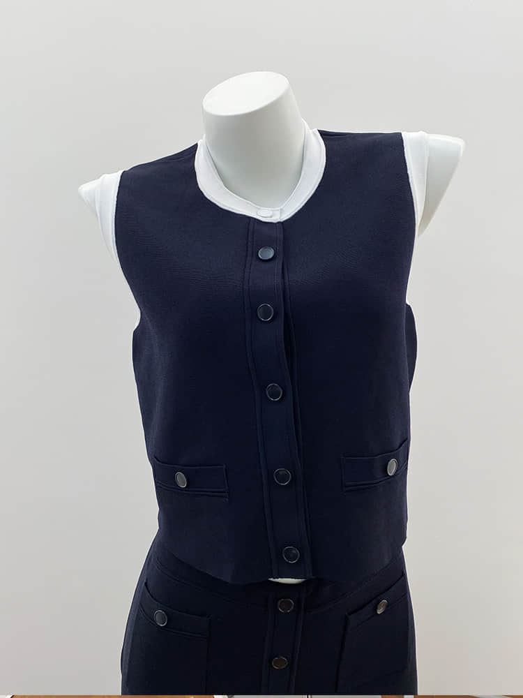 Women's slim cardigan skirt two-piece suit