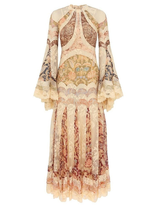 Women's Elegant Long Sleeve Party Dress