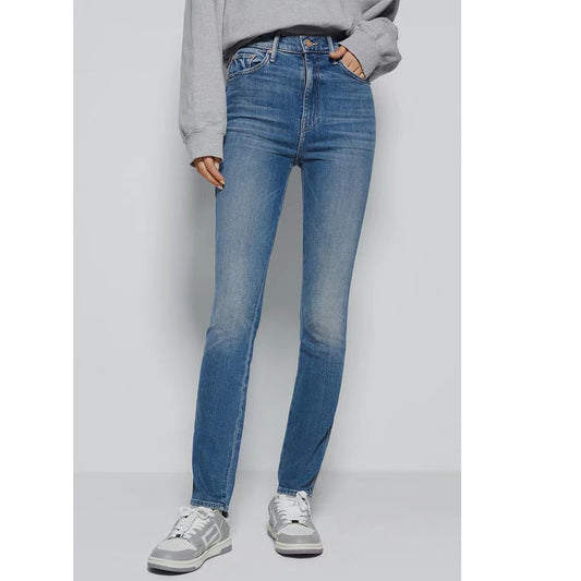 Women's Blue Stretch Slim Fit Jeans