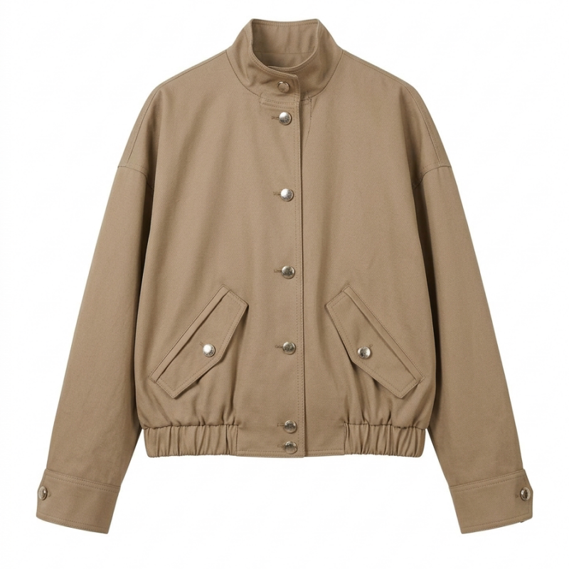 Women's loose waisted jacket