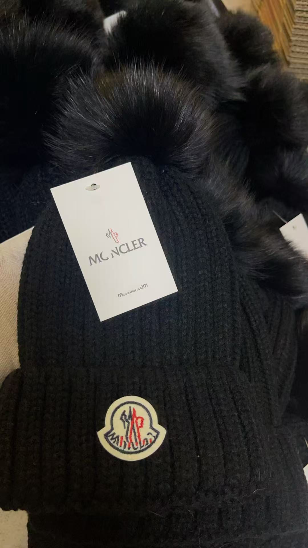 Winter black hat