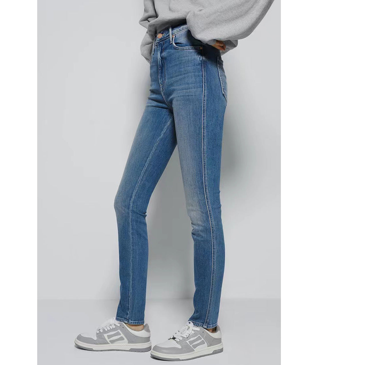 Women's Blue Stretch Slim Fit Jeans