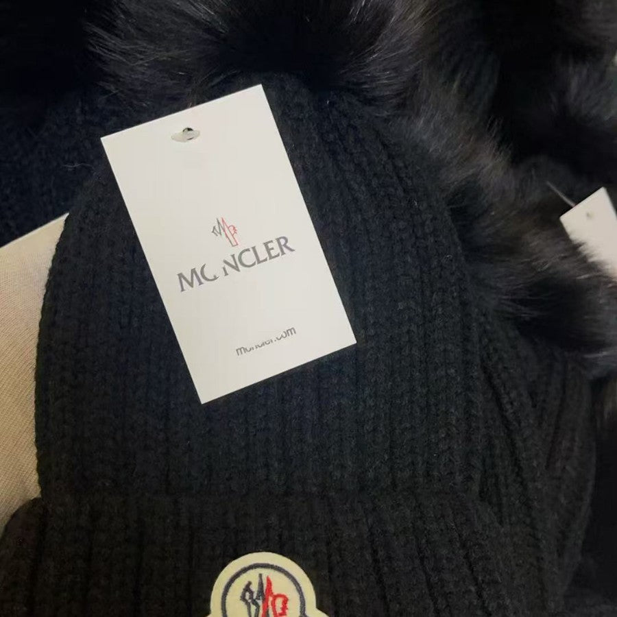 Winter black hat