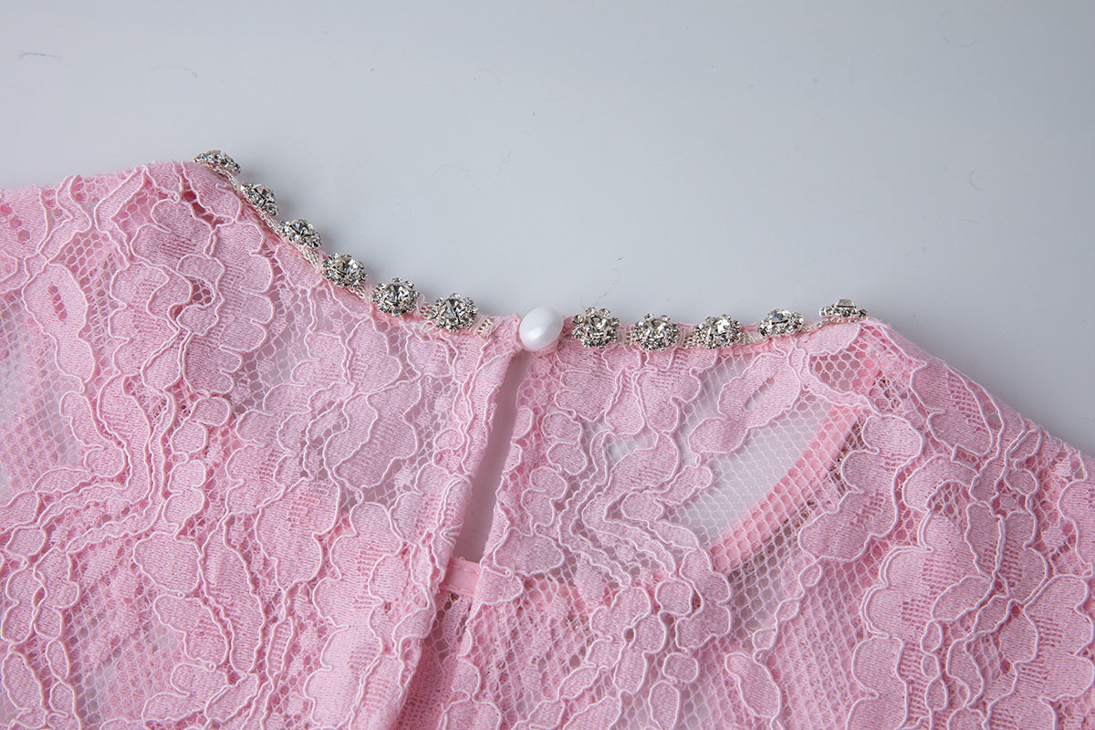 Women's pink dress dress