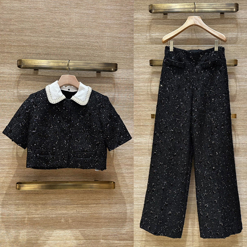 Women's fashionable casual two piece suit