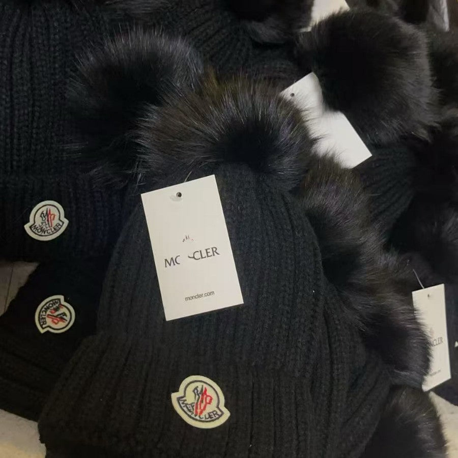Winter black hat