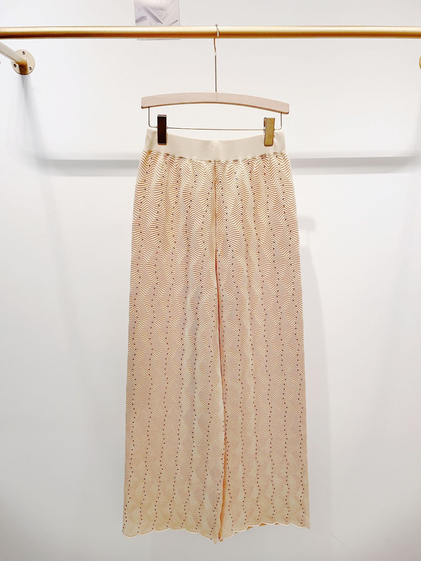 Women's golden casual sports two-piece suit