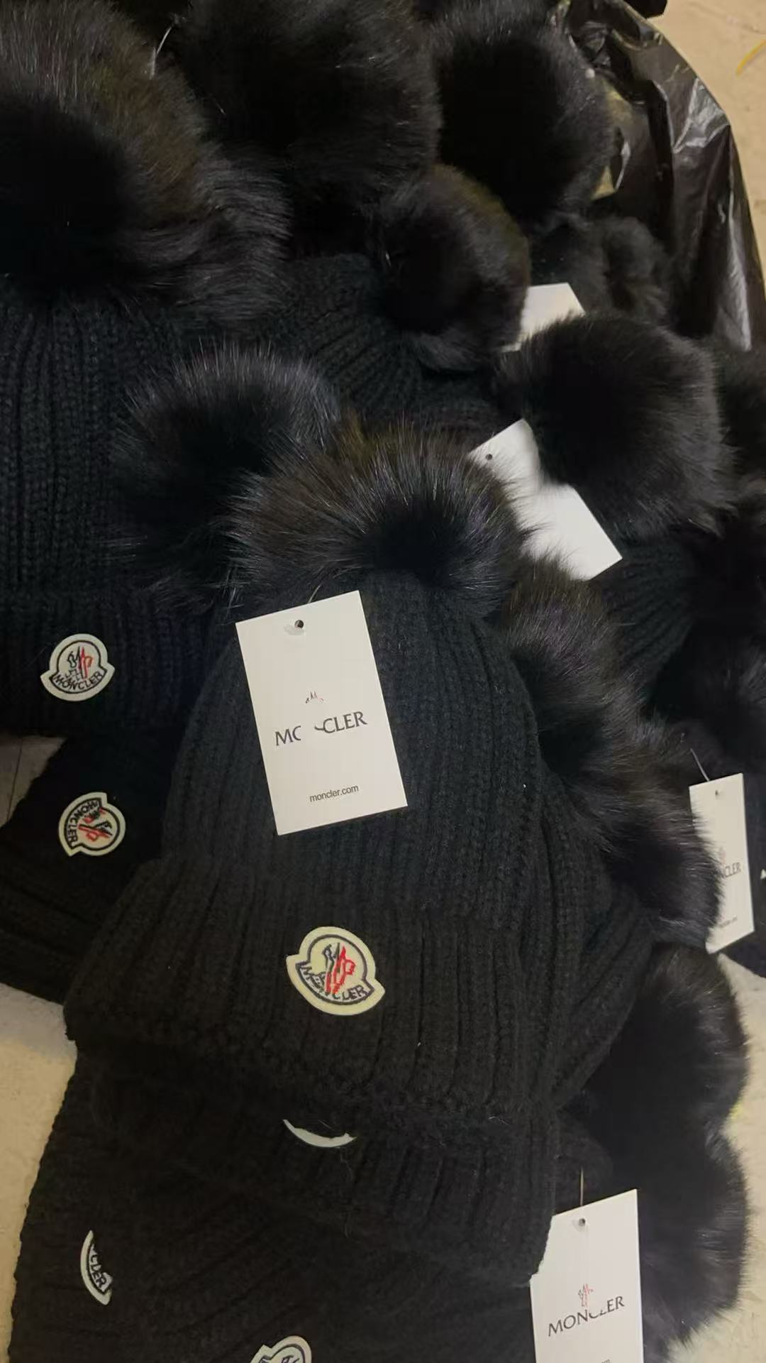 Winter black hat