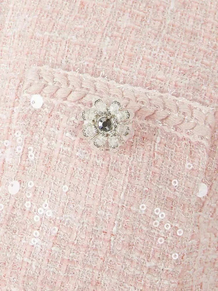 Women's Lace Patchwork Slim Fit Elegant Two-Piece Set