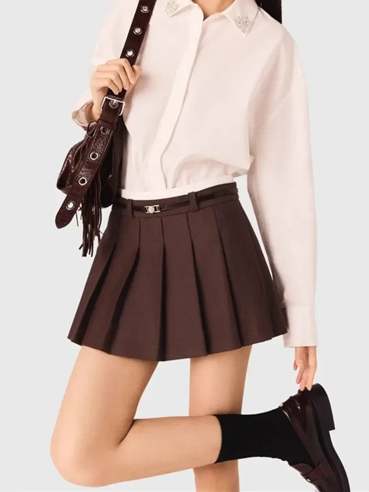 Women's Casual Pleated Skirt