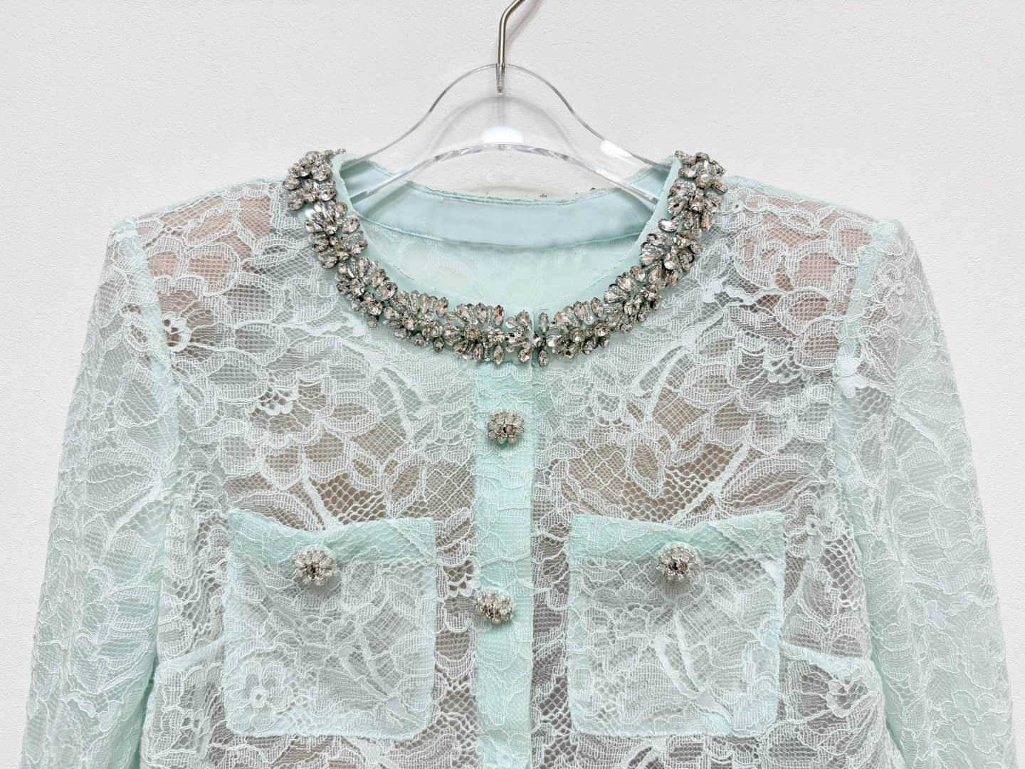 Women's lace two piece suit